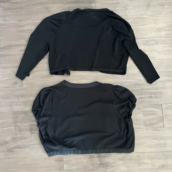 Ann Taylor cardigan shrug lot long sleeve cap sleeve sweater coverup large - Picture 9 of 9